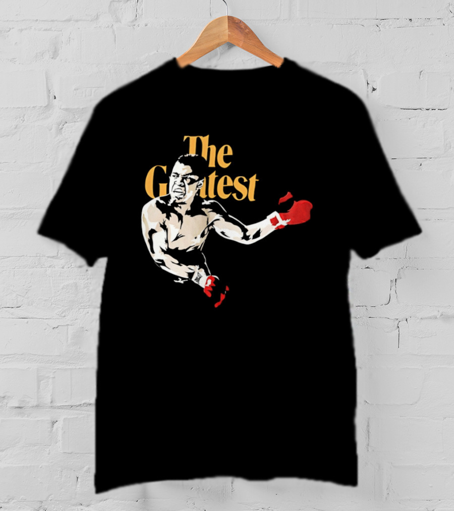 The Greatest Muhammad Ali Red Gloves Boxer T-Shirt