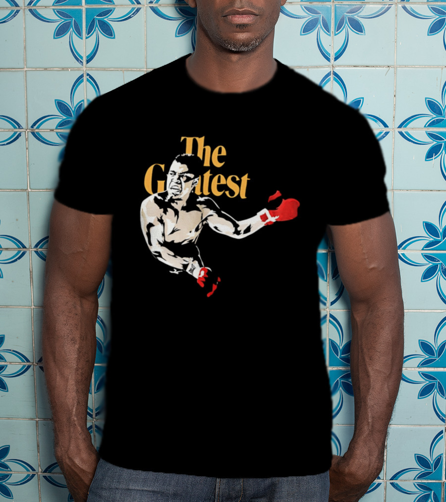 The Greatest Muhammad Ali Red Gloves Boxer T-Shirt