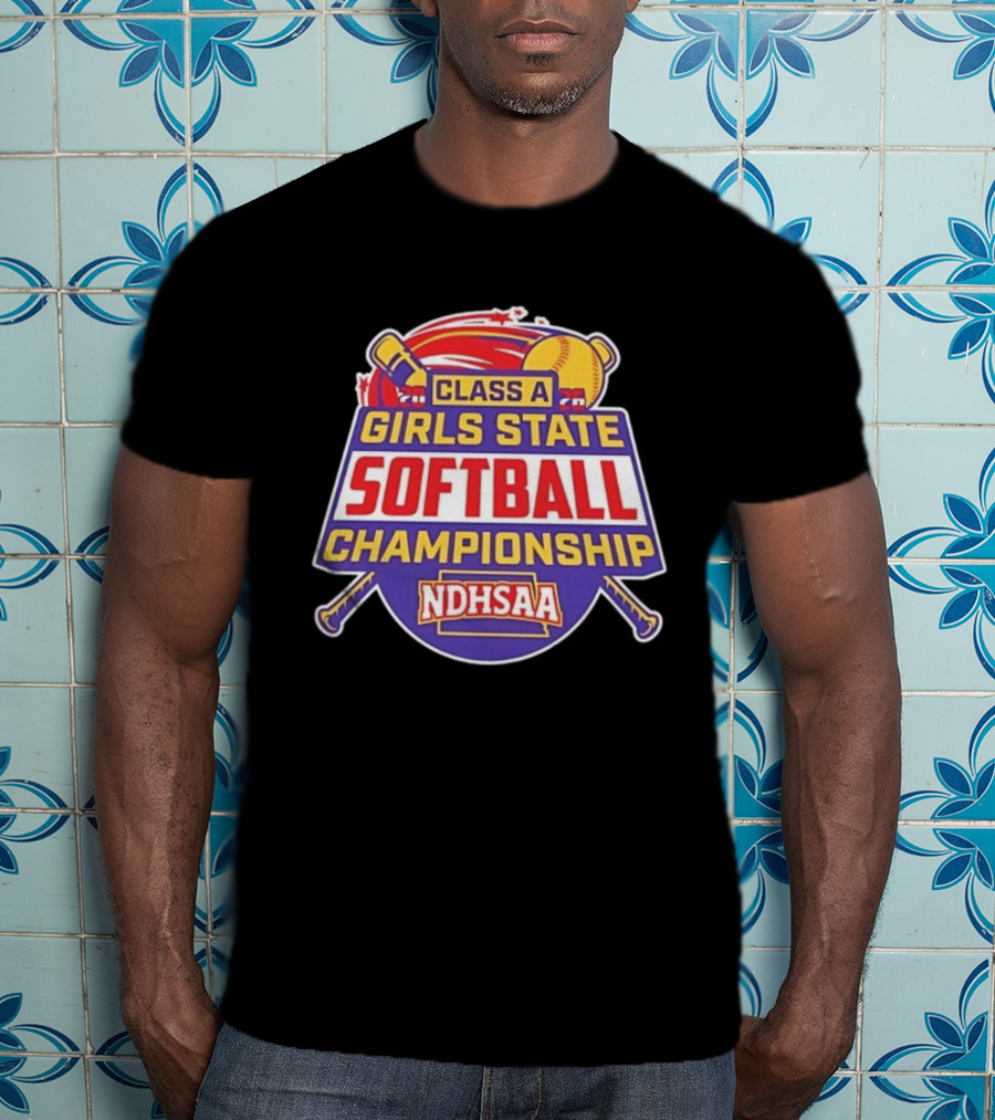 Class A Girls State Softball Championship NDHSAA 2026 Merchandise T-Shirt