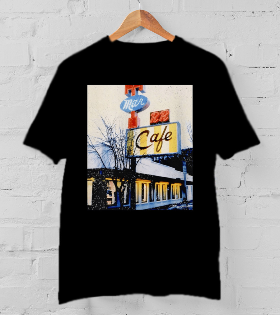 Twin Peaks Mar RR Cafe Sign Iconic Diner Scene T-Shirt