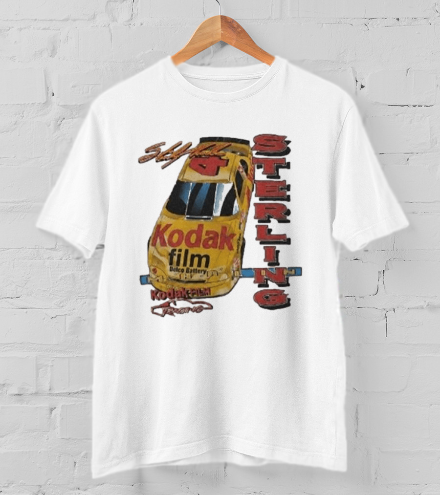 AJ Dillon Kodak Racing Sterling Marlin Kodak Film Delco Battery Car T-Shirt