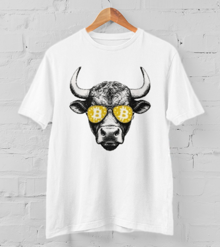 Bitcoin Is For The Bulls Cryptocurrency Enthusiast T-Shirt