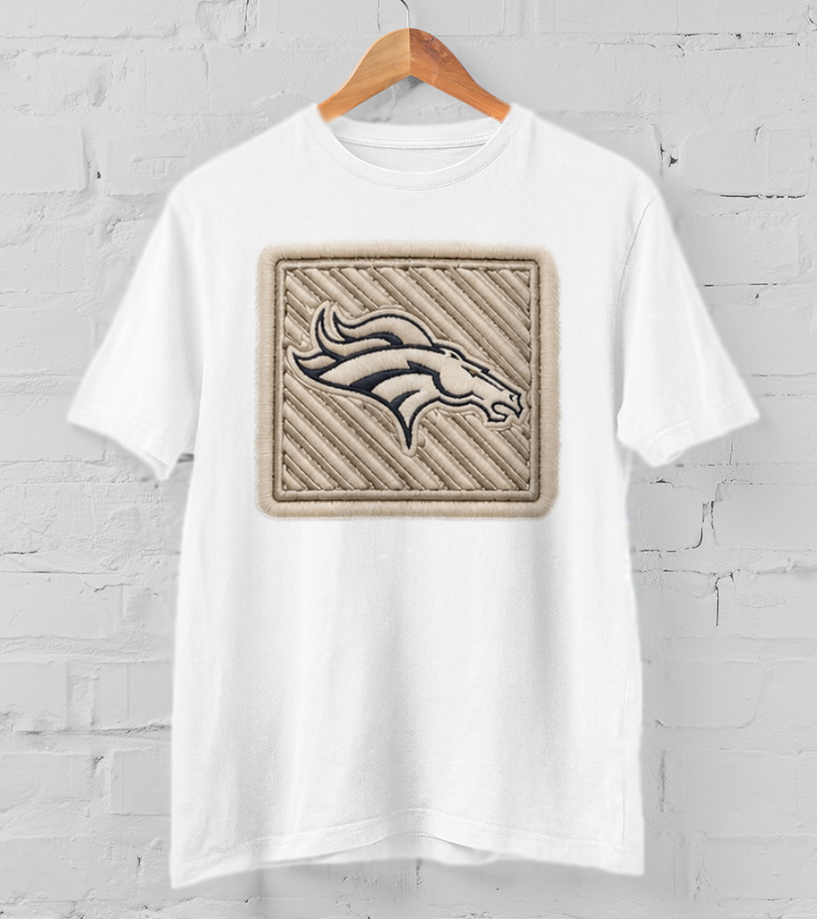 Broncos 2026 Training Camp Hat Patch With Embroidered Horse T-Shirt