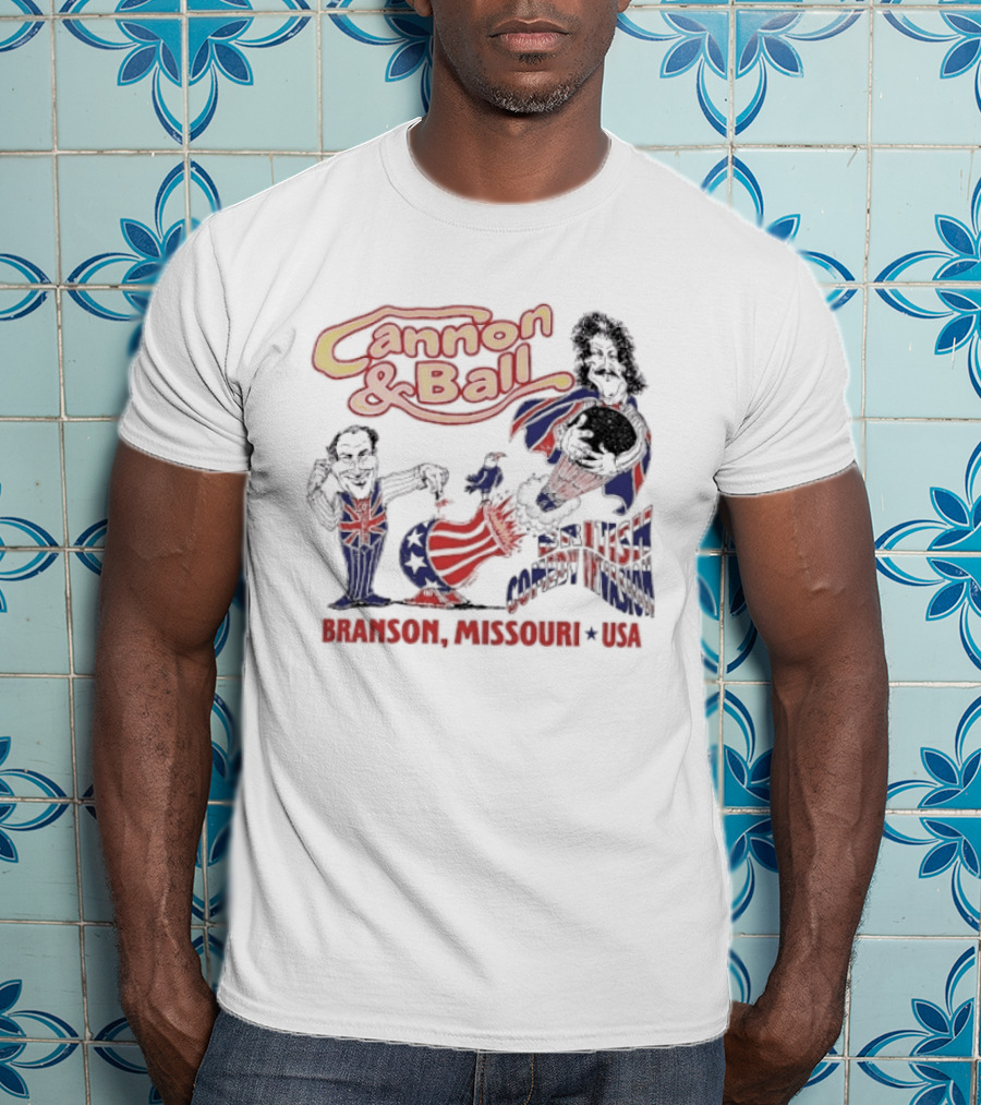 Cannon And Ball Branson Missouri USA British Comedy T-Shirt