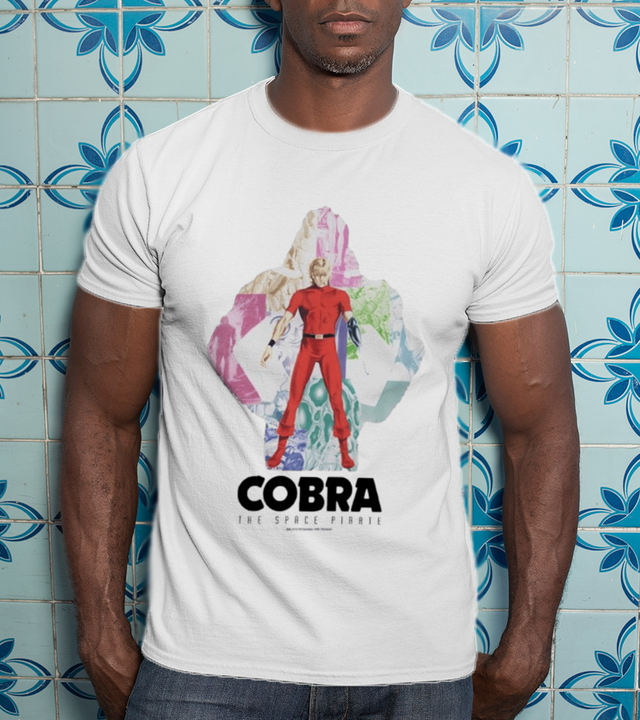 Cobra The Space Pirate Manga Vintage Collage T-Shirt