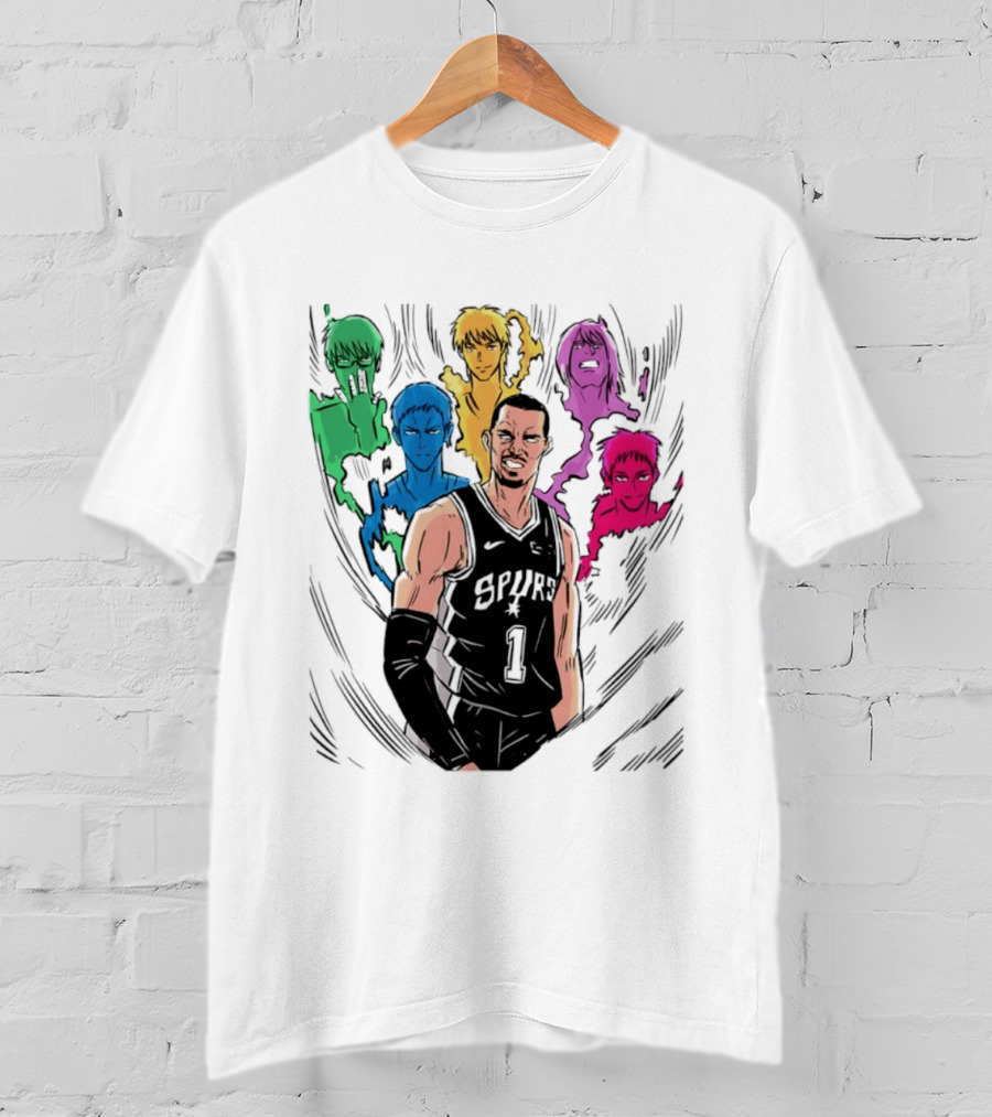 San Antonio Spurs Generation Of Miracles Anime Basketball T-Shirt