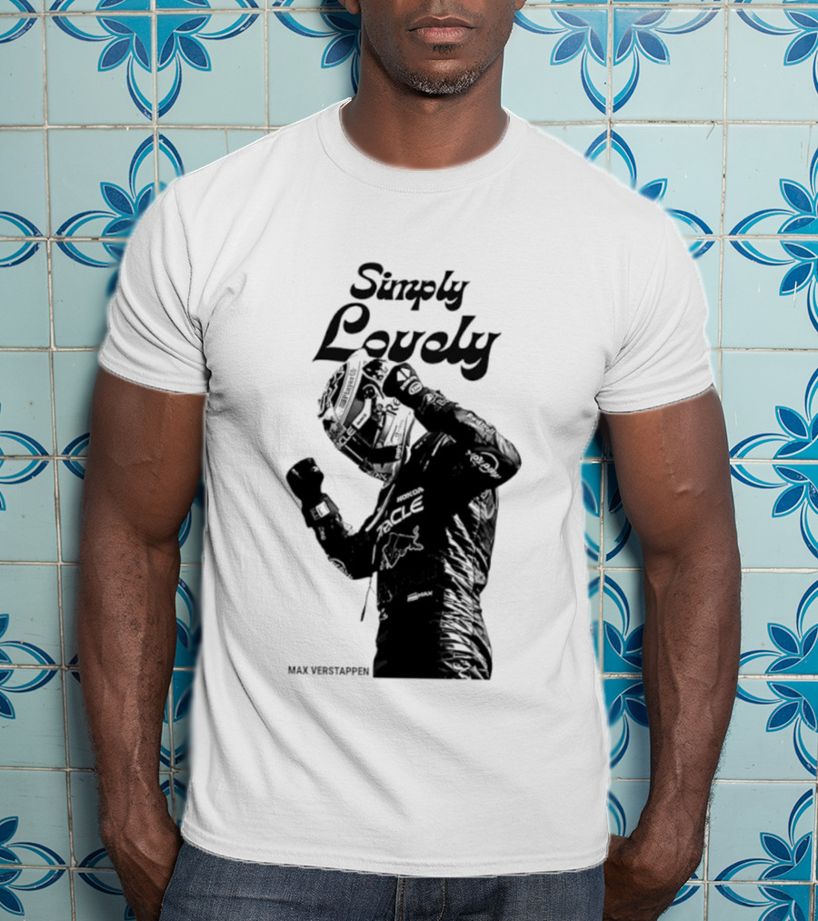 Simply Lovely Max Verstappen Racing Celebration Pose T-Shirt
