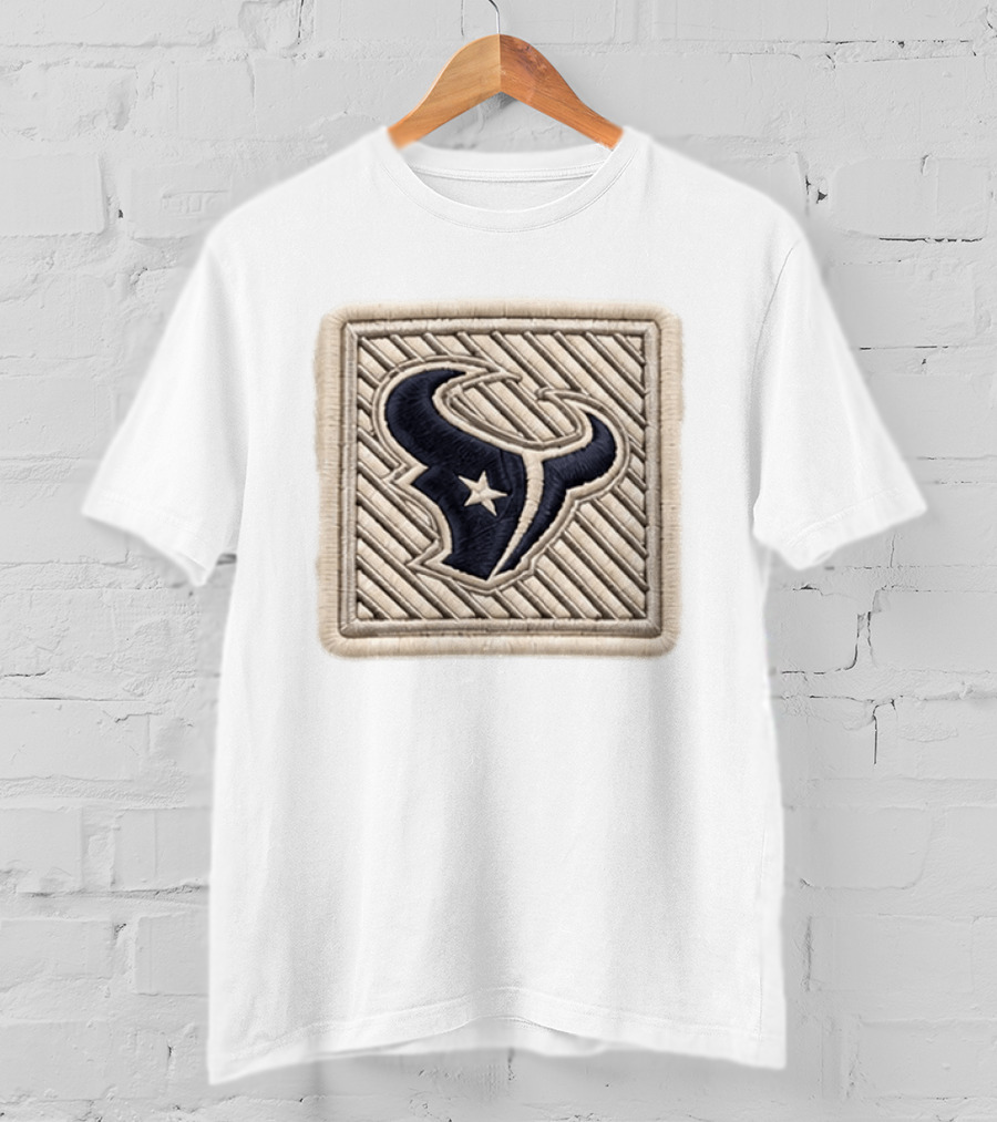 Texans 2026 Training Camp Hat Navy Bull Star Embroidery Patch T-Shirt