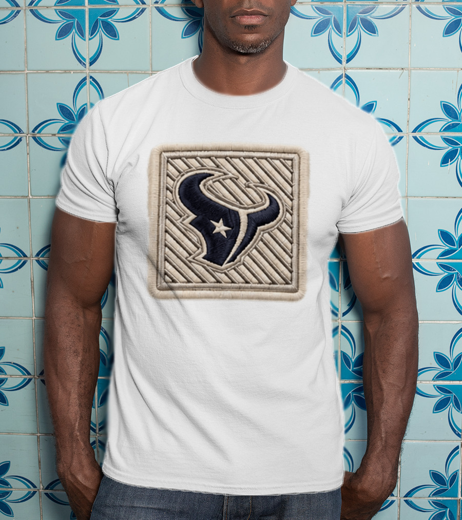 Texans 2026 Training Camp Hat Navy Bull Star Embroidery Patch T-Shirt