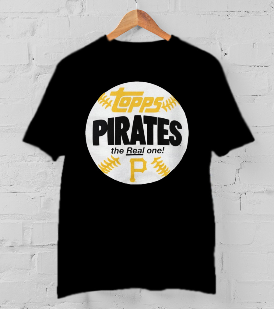 Topps Pirates The Real One MLB Pittsburgh Baseball T-Shirt