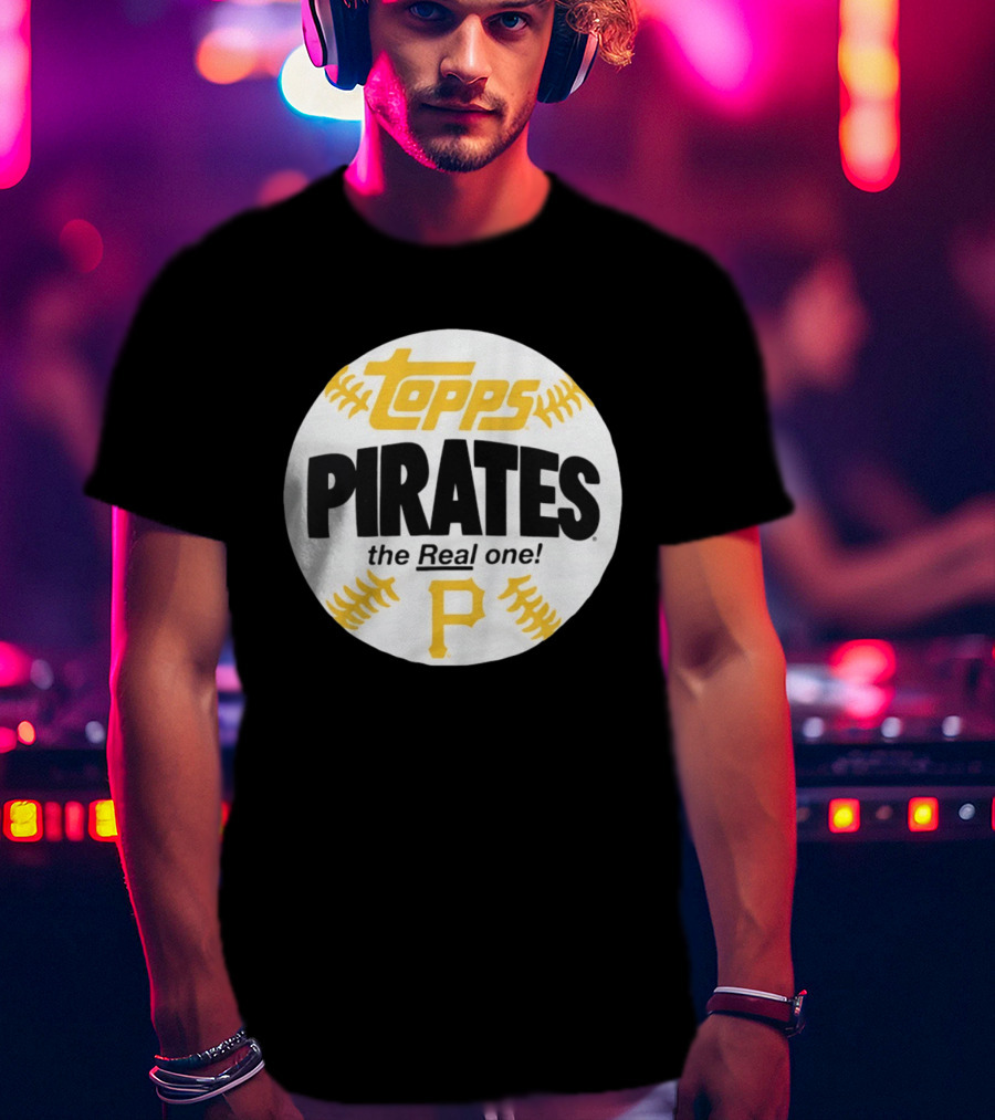 Topps Pirates The Real One MLB Pittsburgh Baseball T-Shirt
