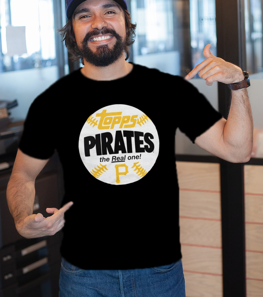 Topps Pirates The Real One MLB Pittsburgh Baseball T-Shirt