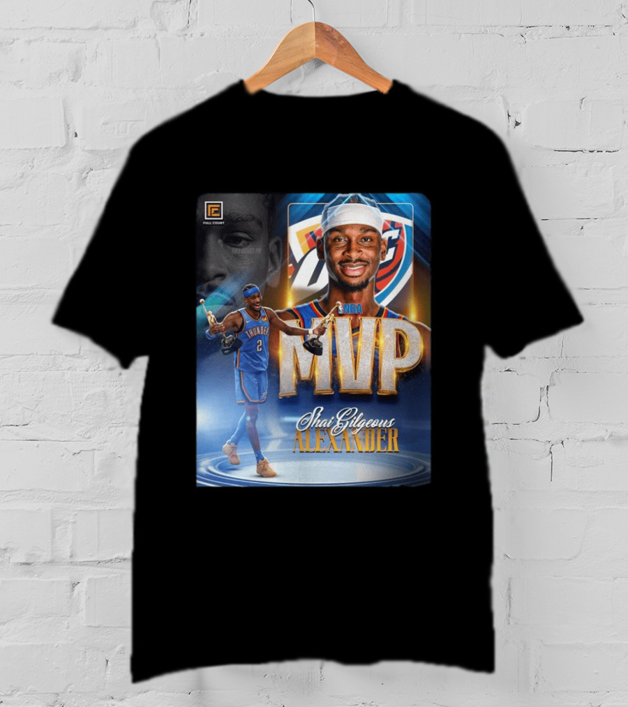 Shai Gilgeous Alexander MVP NBA 2024 Oklahoma City Thunder T-Shirt