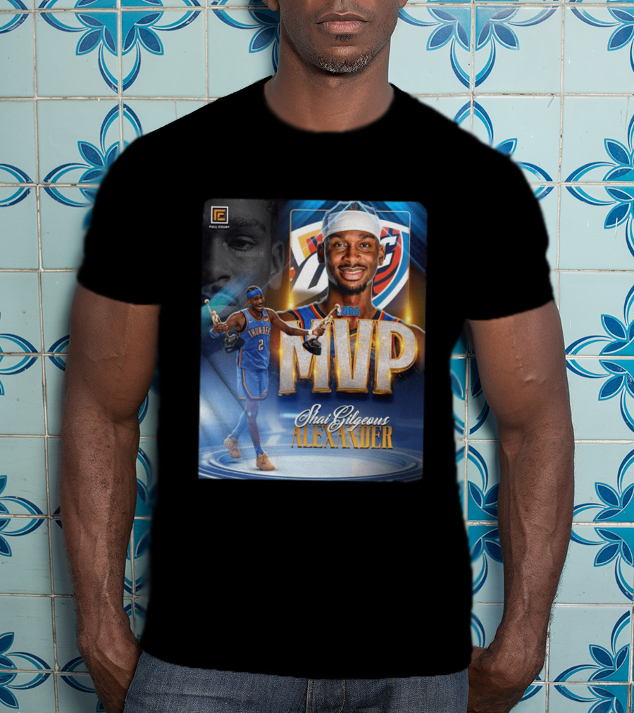 Shai Gilgeous Alexander MVP NBA 2024 Oklahoma City Thunder T-Shirt