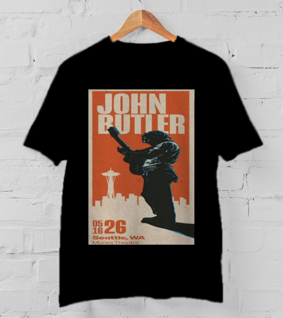 John Butler Live At Moore Theatre Seattle WA May 16 2026 T-Shirt
