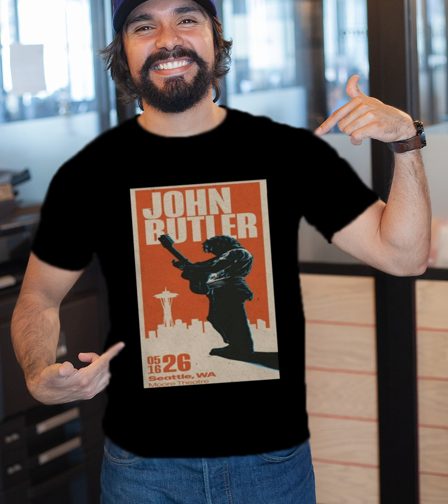 John Butler Live At Moore Theatre Seattle WA May 16 2026 T-Shirt