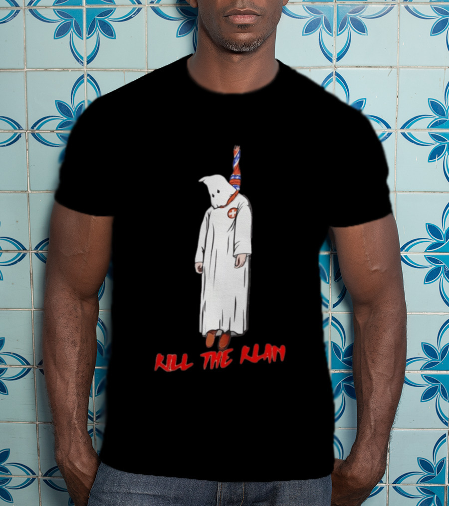 Kill The Klan Anti Fascist Message Iconic Protest T-Shirt