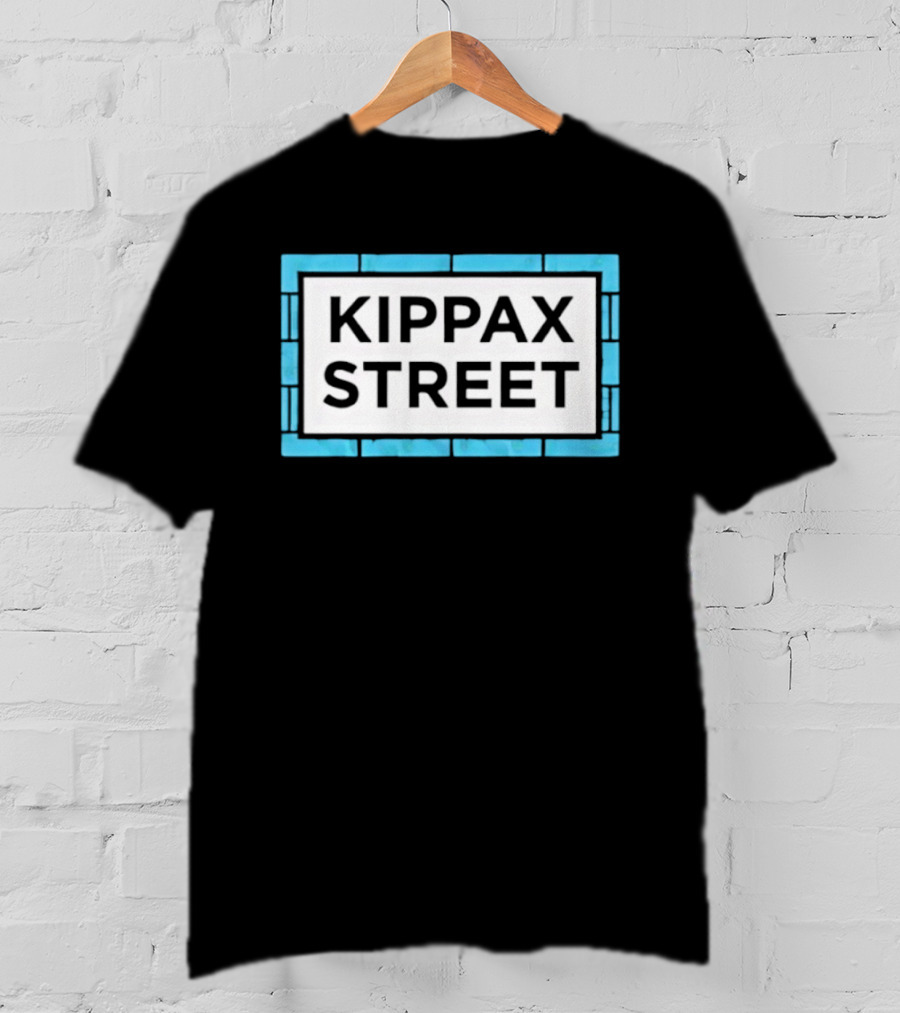 Kippax Street Sign Blue Brick T-Shirt