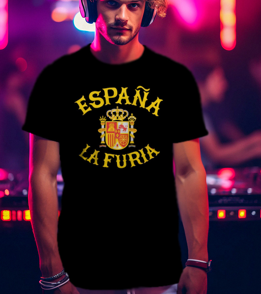 España La Furia Spanish Coat Of Arms Crest Plus Ultra T-Shirt