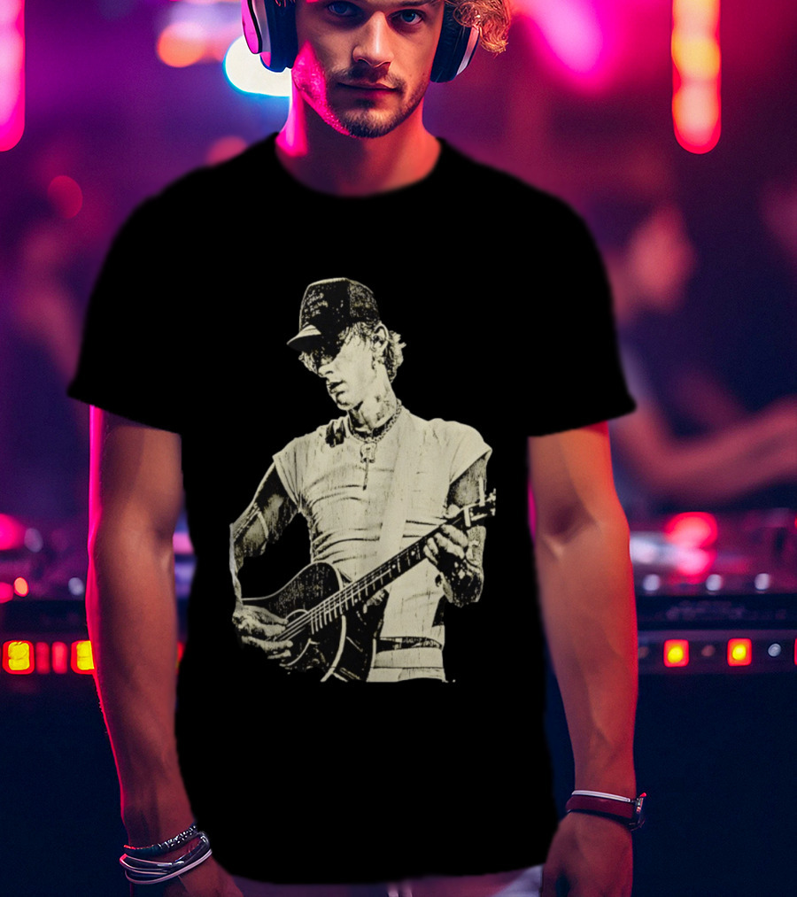 Machine Gun Kelly Americana Tour 2026 Vintage Guitar T-Shirt