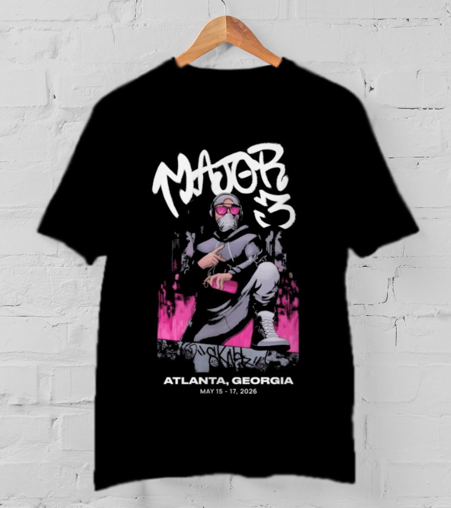 Major 3 Atlanta Georgia May 16 17 2026 Street T-Shirt