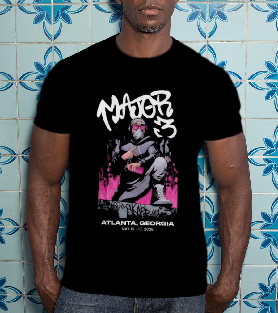 Major 3 Atlanta Georgia May 16 17 2026 Street T-Shirt