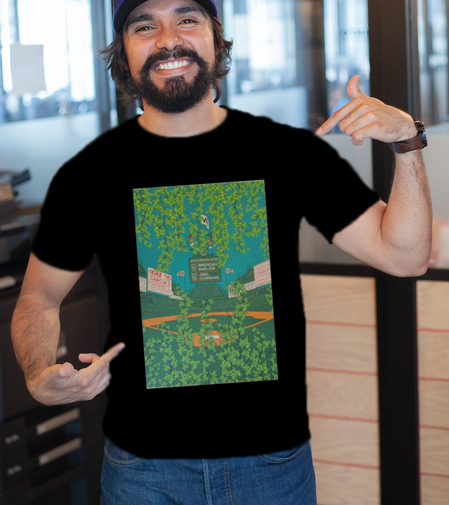 Umphrey's McGee An Evening With Brendan Bayliss Joel Cummins Garcia's Chicago IL May 16 Baseball Field T-Shirt