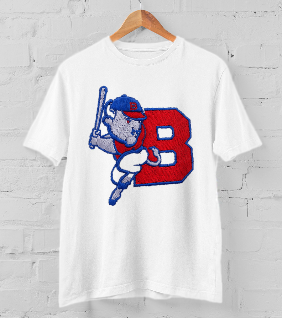 2026 Buffalo Bisons Big League Chew B Logo Baseball Bat Hitting Buffalo Embroidery Hat T-Shirt