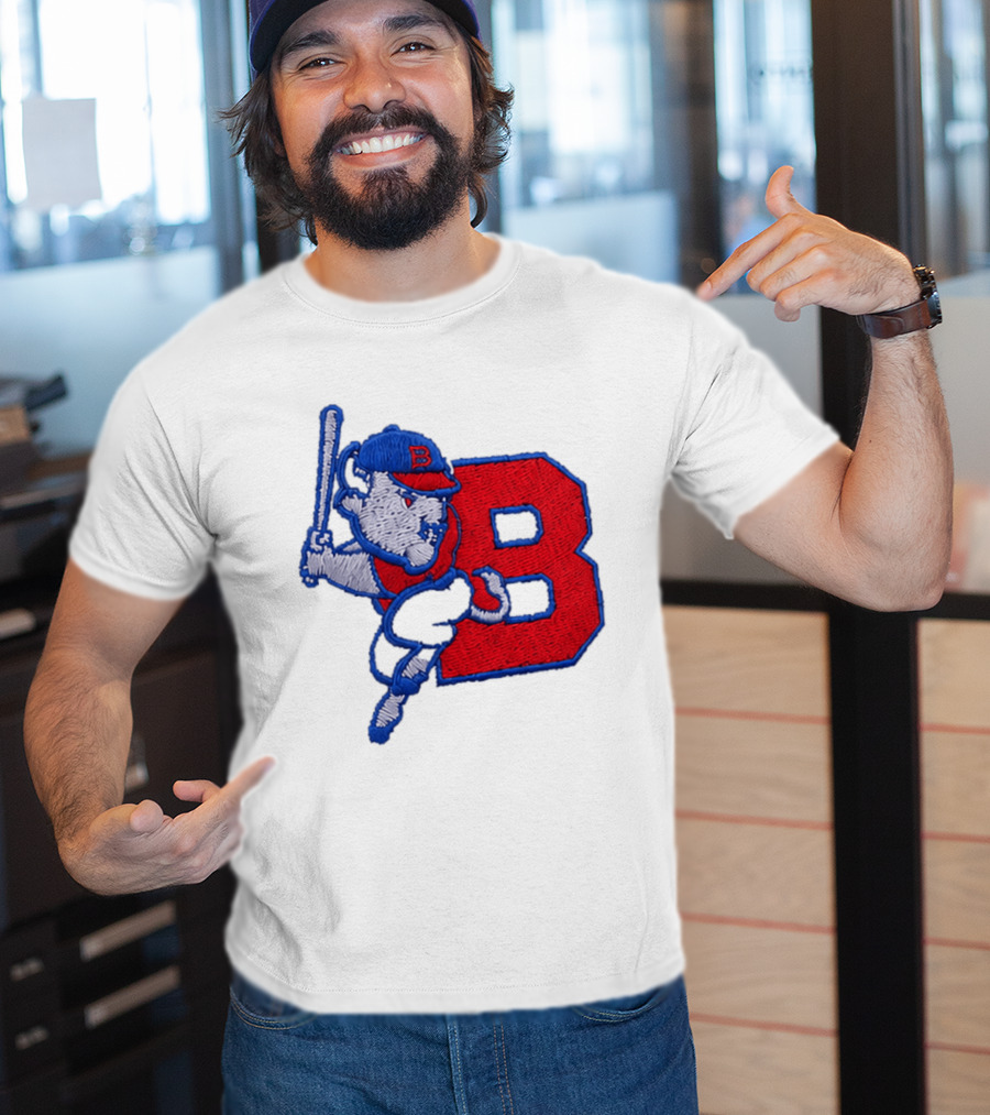 2026 Buffalo Bisons Big League Chew B Logo Baseball Bat Hitting Buffalo Embroidery Hat T-Shirt