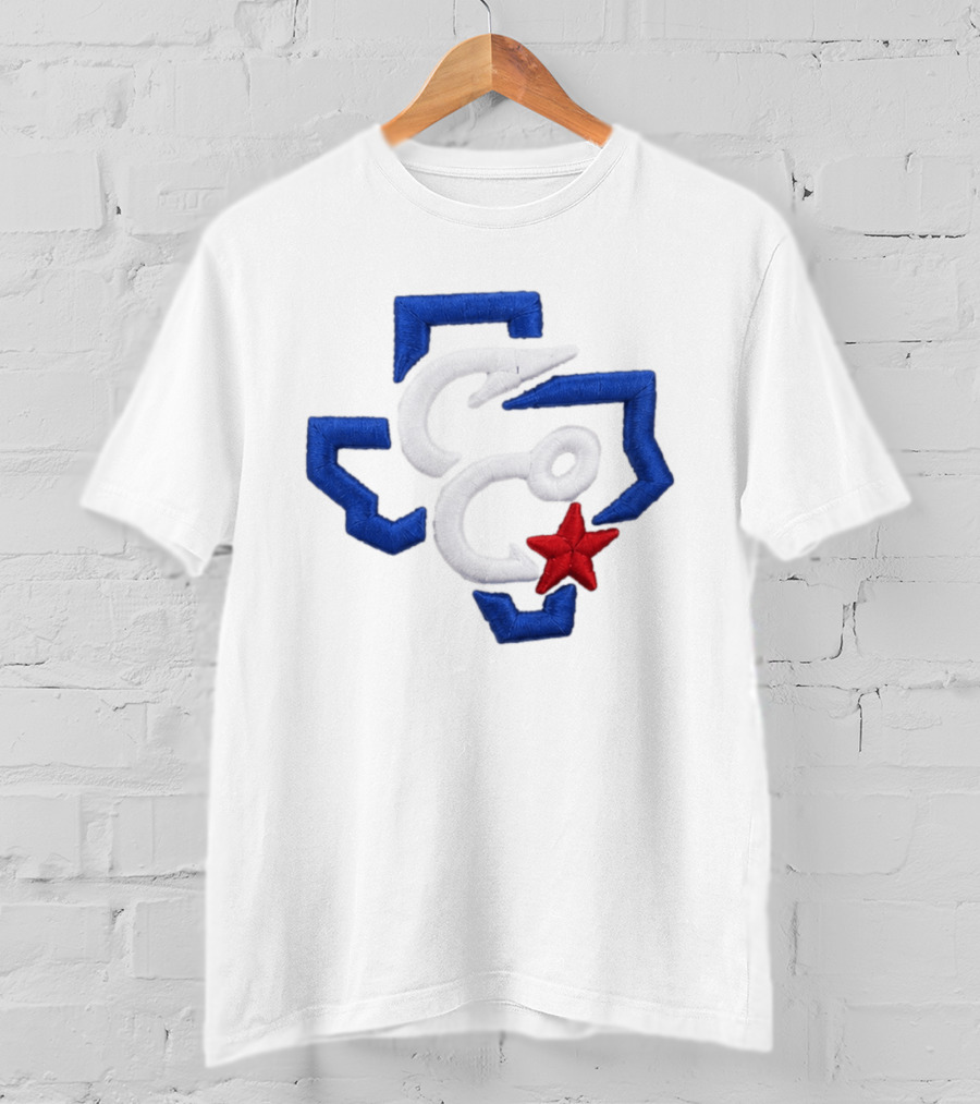 2026 Christi Hooks Big League Chew Hat Blue White Red Star Patch T-Shirt