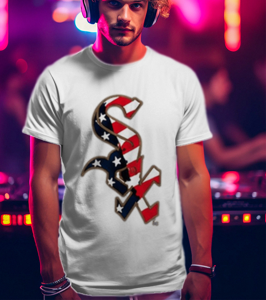 250 Years America 1776 2026 White Sox Stars Stripes MLB T-Shirt