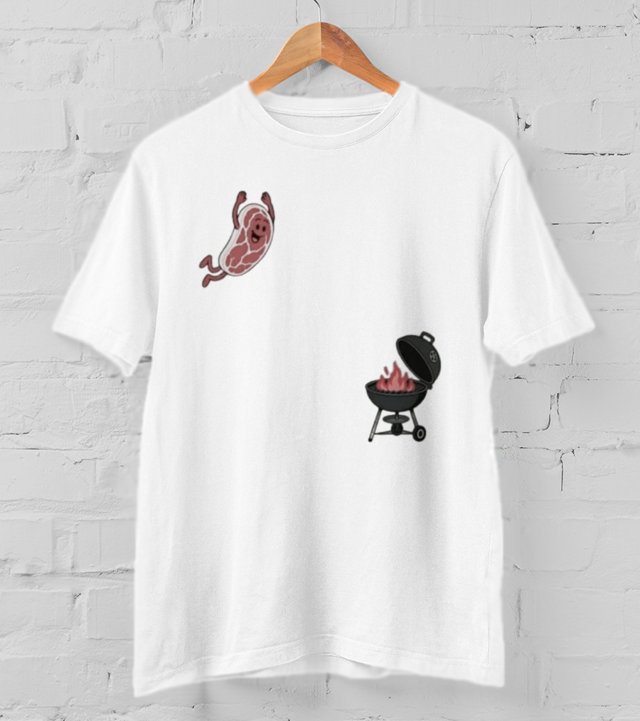 BBQ Jumping Steak 2026 Funny Grill T-Shirt