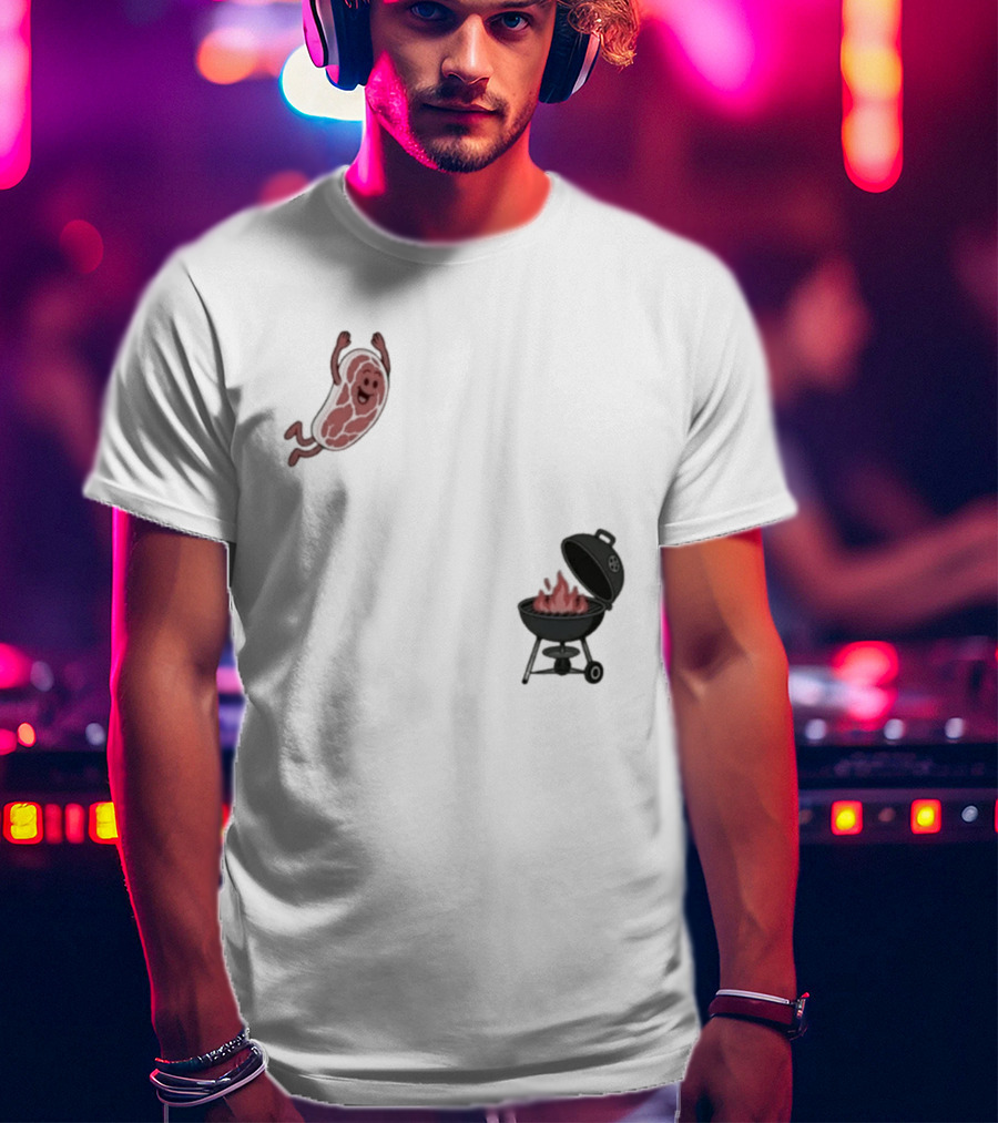 BBQ Jumping Steak 2026 Funny Grill T-Shirt