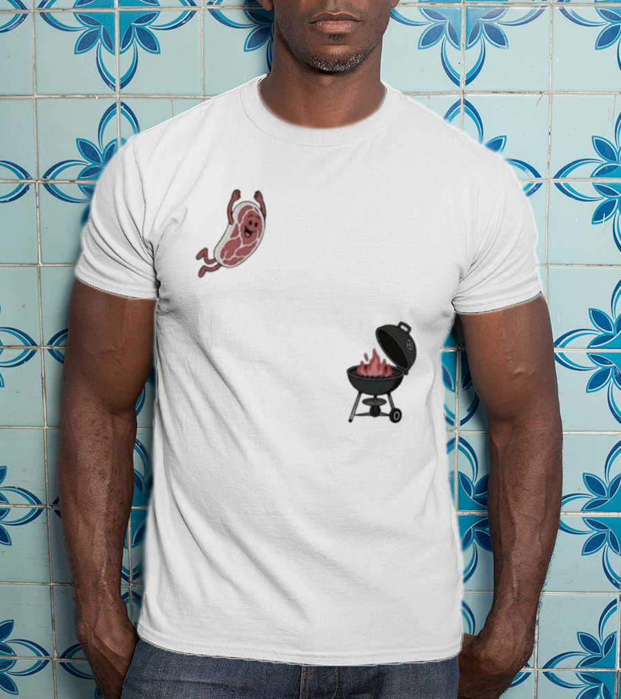 BBQ Jumping Steak 2026 Funny Grill T-Shirt