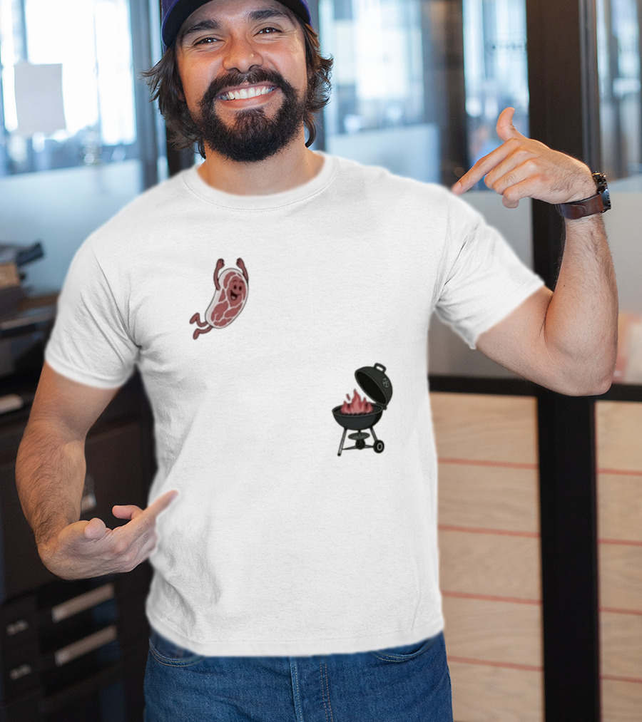 BBQ Jumping Steak 2026 Funny Grill T-Shirt