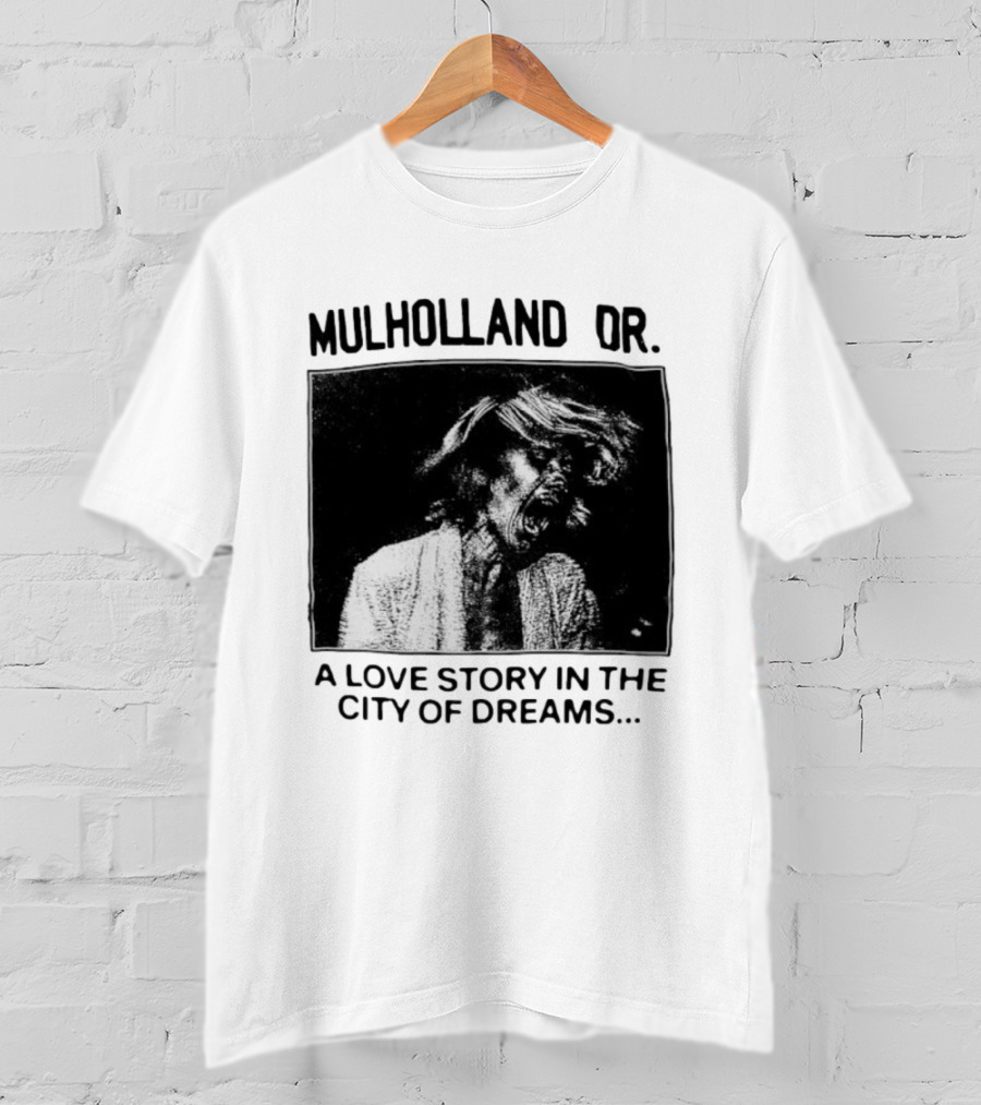Mulholland Dr. A Love Story In The City Of Dreams Vintage Noir Aesthetic T-Shirt