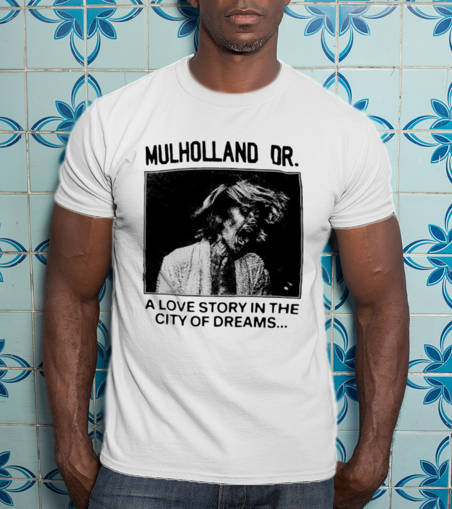 Mulholland Dr. A Love Story In The City Of Dreams Vintage Noir Aesthetic T-Shirt