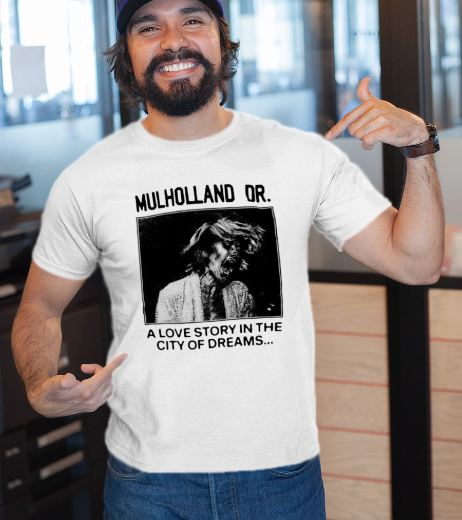 Mulholland Dr. A Love Story In The City Of Dreams Vintage Noir Aesthetic T-Shirt