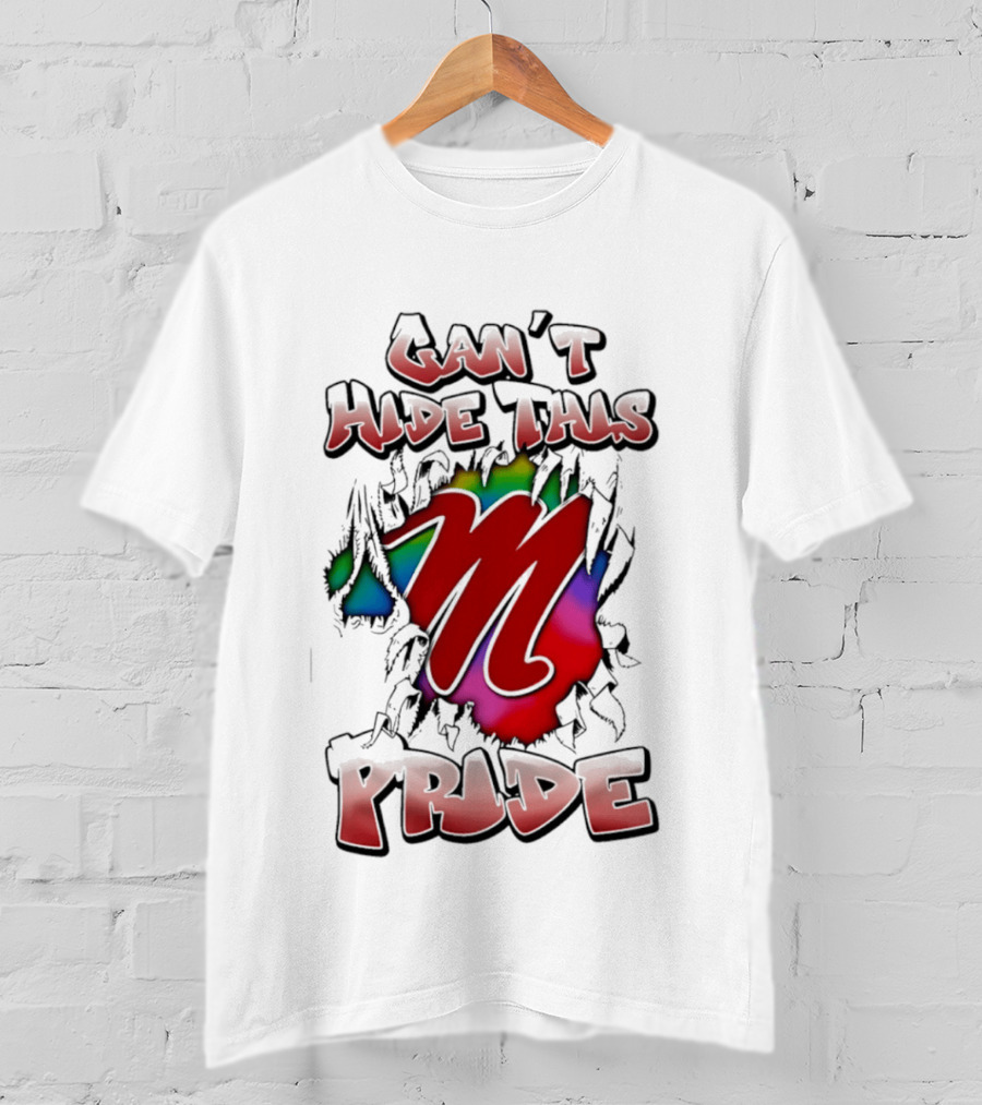 Can't Hide This Pride Ole Miss Rebels M T-Shirt