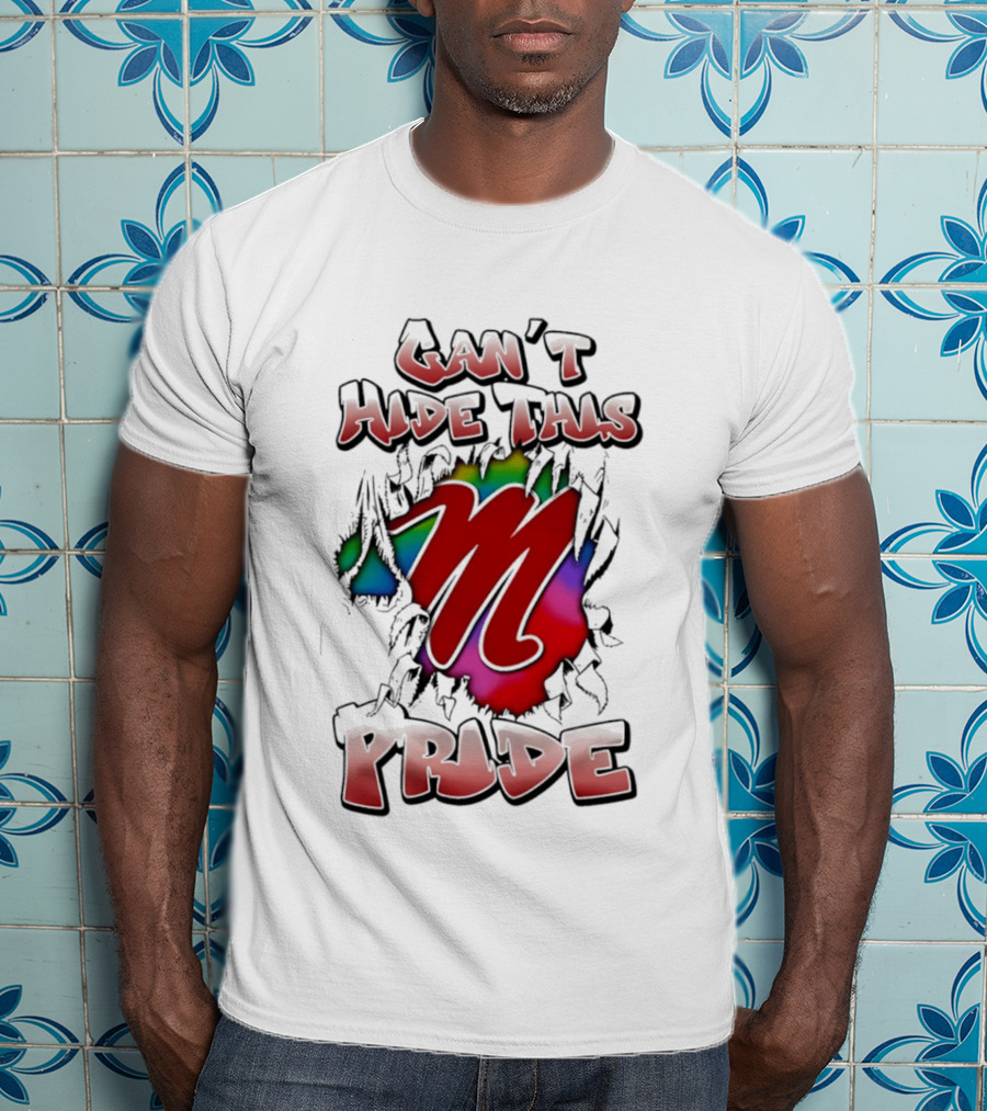 Can't Hide This Pride Ole Miss Rebels M T-Shirt