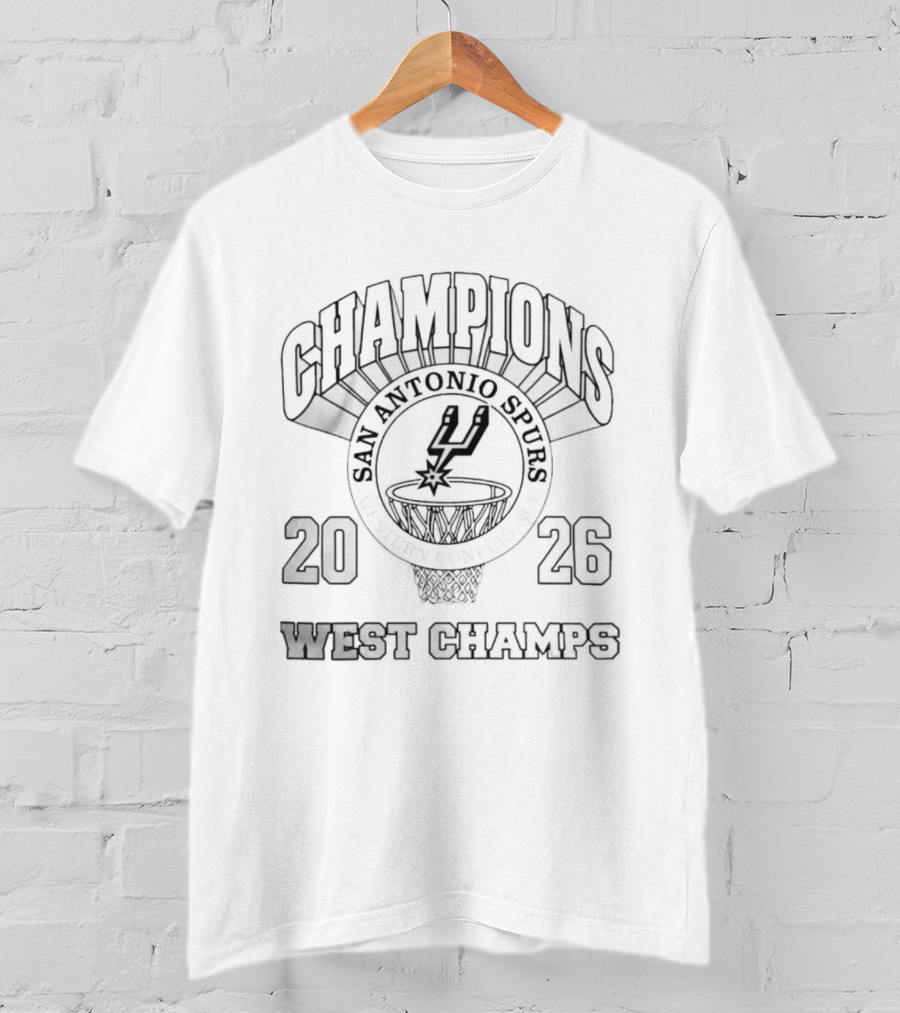 San Antonio Spurs Western Conference Champions 2026 T-Shirt