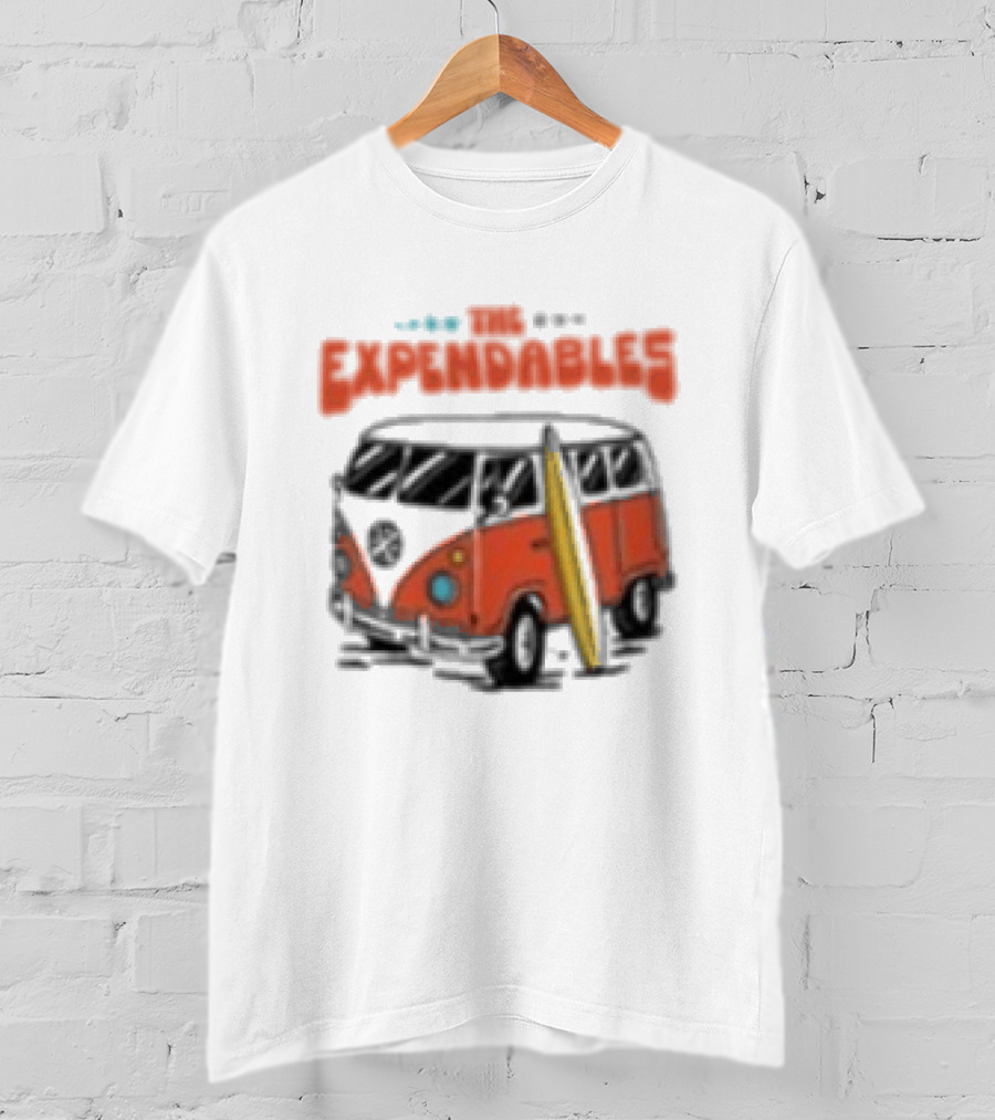 The Expendables Surfer Van Santa Cruz CA T-Shirt