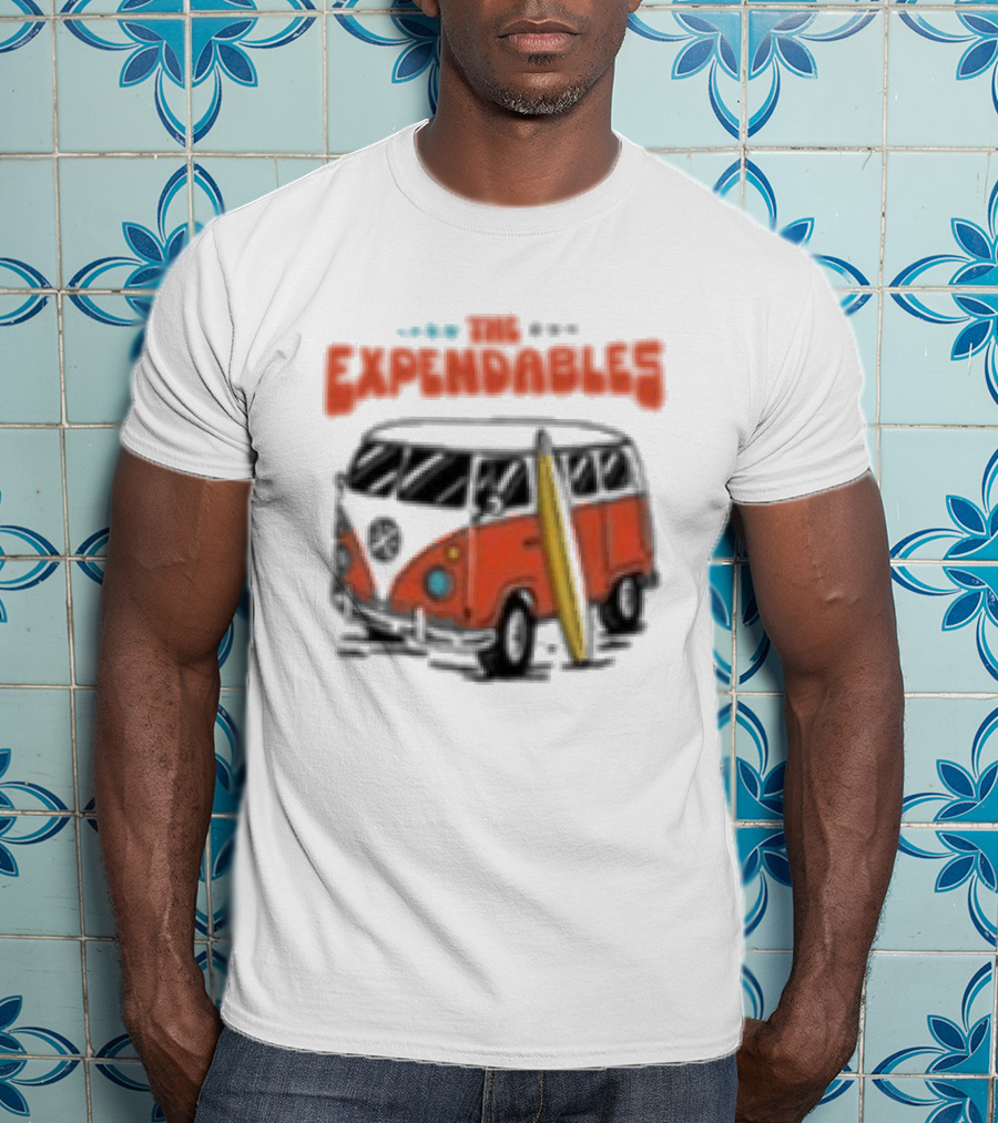 The Expendables Surfer Van Santa Cruz CA T-Shirt