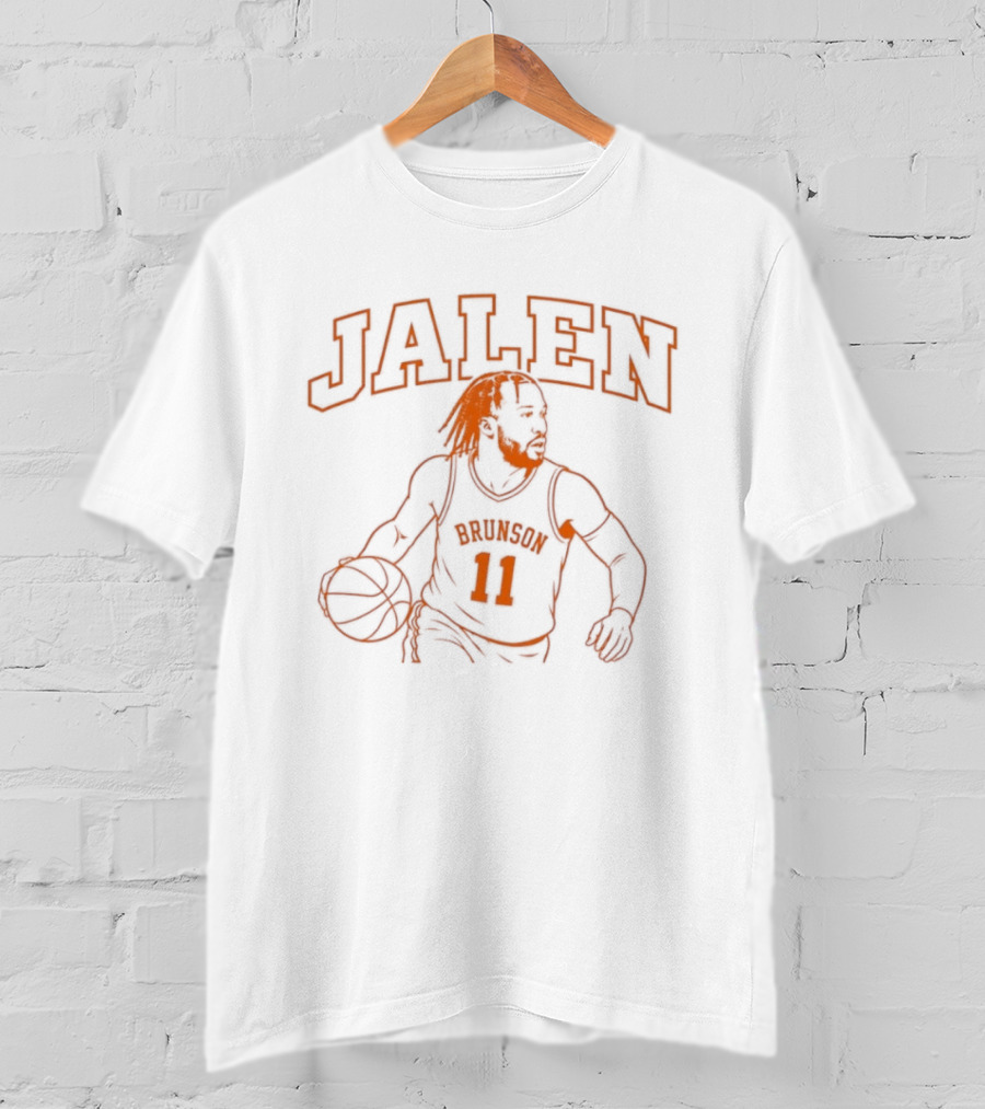 Jalen Brunson Knicks NBA #11 Basketball Star 2026 Season New York Player T-Shirt