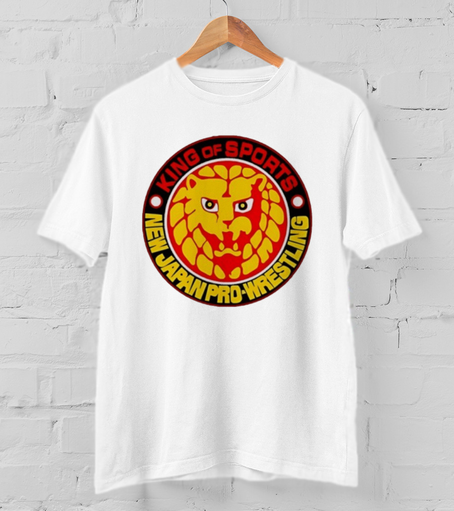 King Of Sports New Japan Pro Wrestling Lion T-Shirt