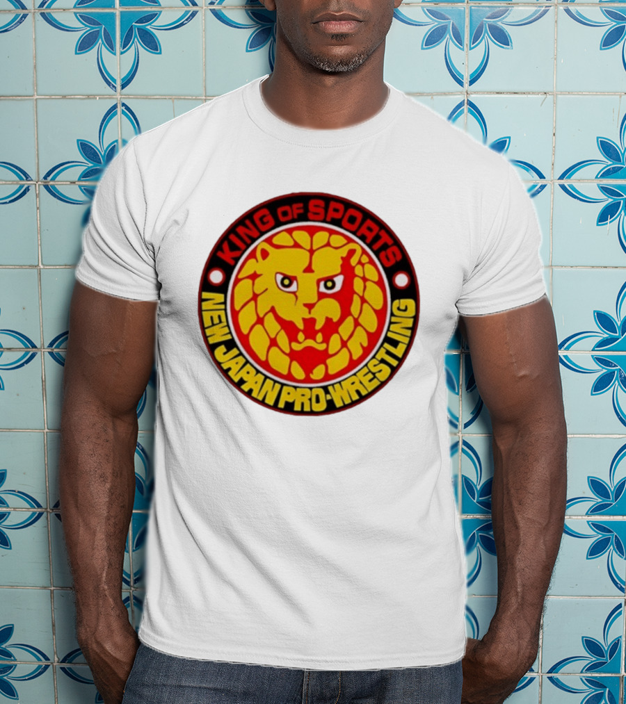 King Of Sports New Japan Pro Wrestling Lion T-Shirt
