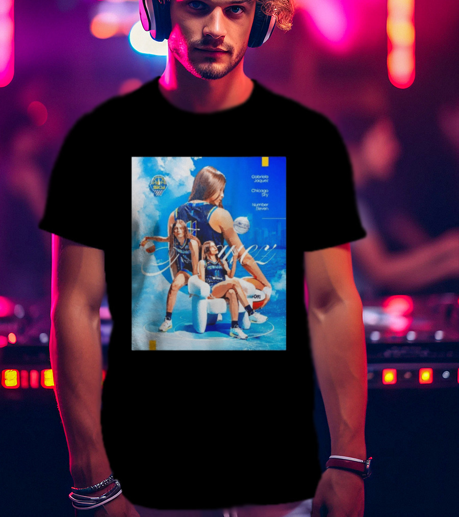 Chicago Sky Gabriela Jaquez Number Eleven Basketball T-Shirt