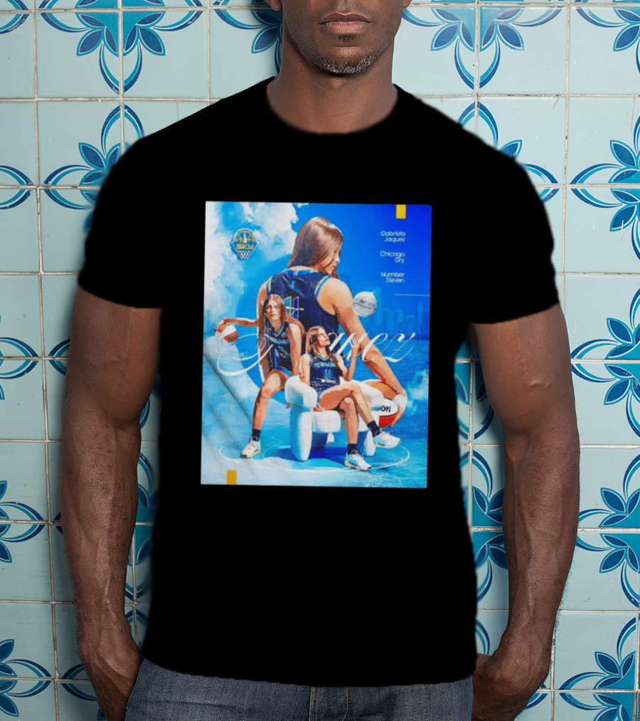 Chicago Sky Gabriela Jaquez Number Eleven Basketball T-Shirt