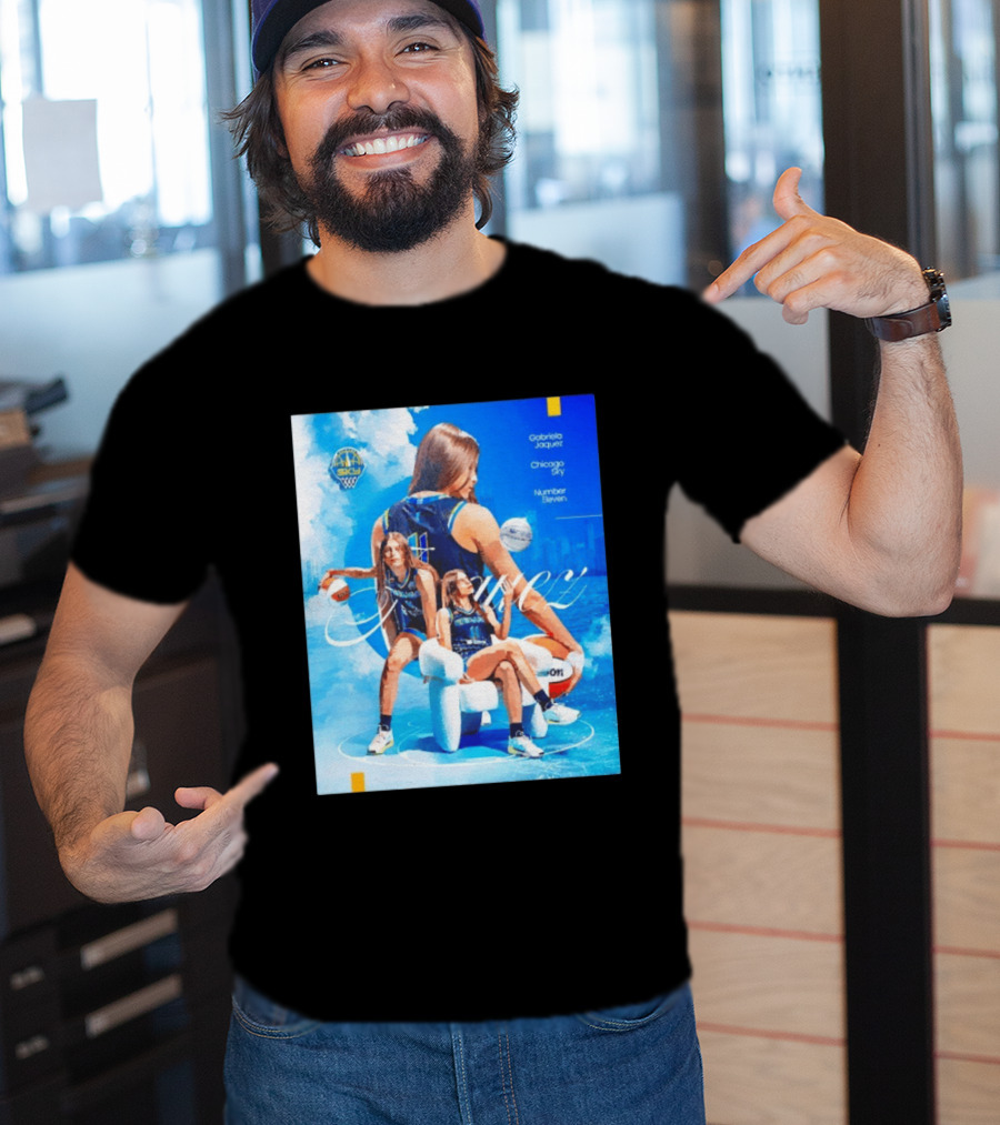 Chicago Sky Gabriela Jaquez Number Eleven Basketball T-Shirt