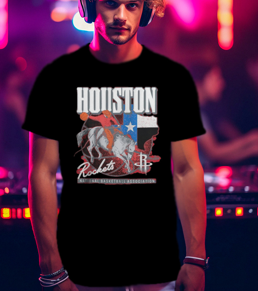 Houston Rockets National Basketball Association Texas Cowboys Basketball T-Shirt